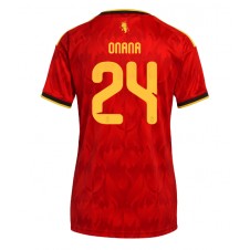 Belgia Amadou Onana #24 Hjemmedrakt Kvinner VM 2026 Kortermet